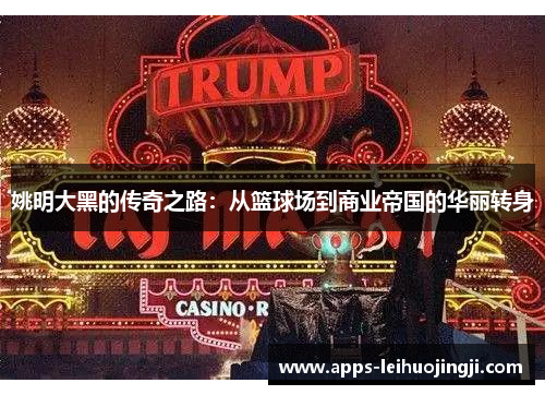 姚明大黑的传奇之路：从篮球场到商业帝国的华丽转身